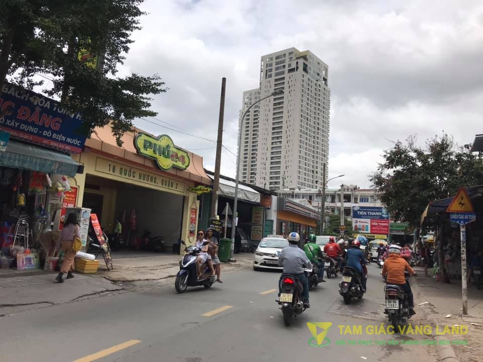 Cho thuê nhà mặt tiền đường Quốc Hương, Phường Thảo Điền, Quận 2, DT 8.2x22m, Giá 100 triệu/tháng