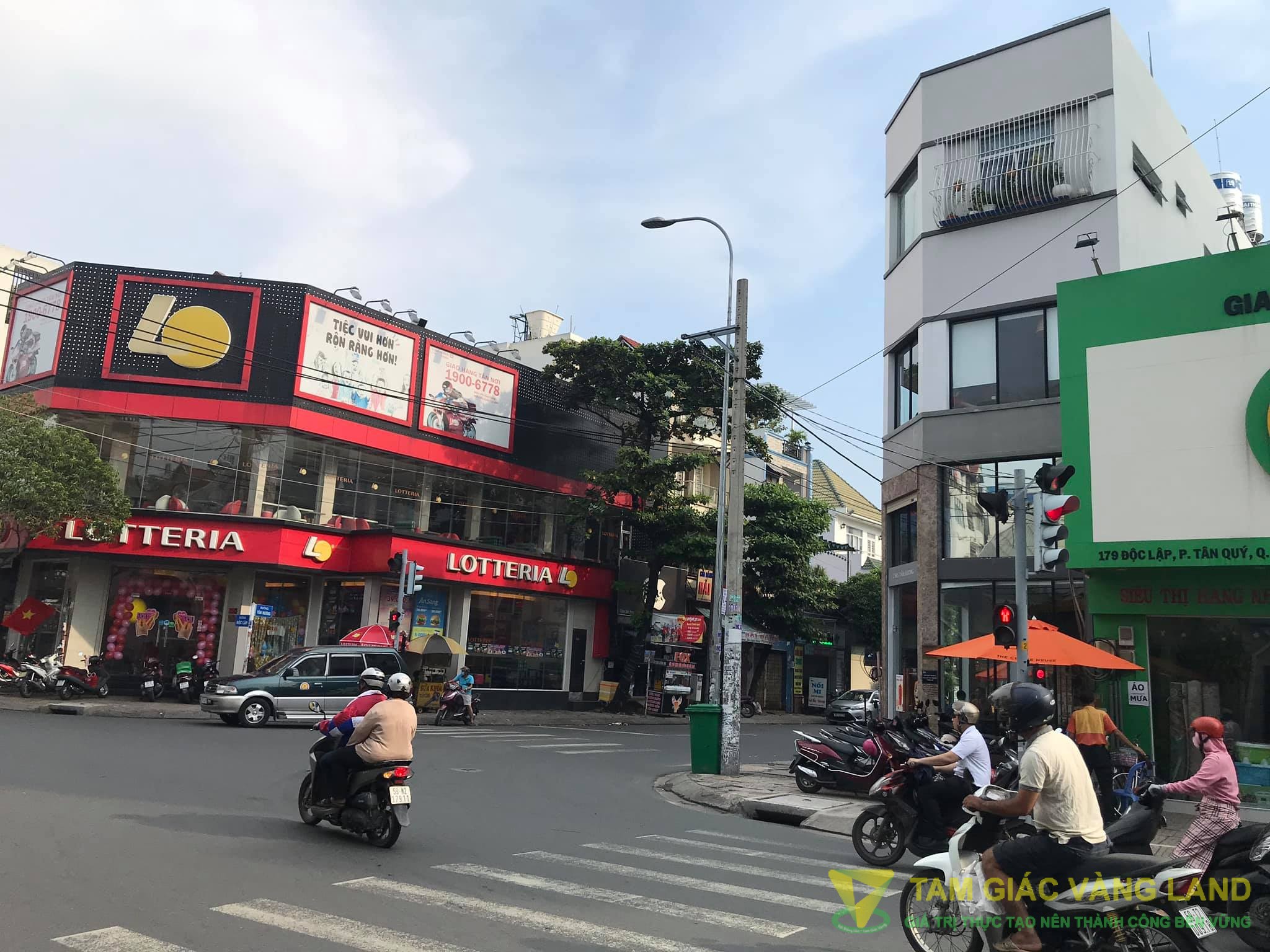 Cho thuê nhà mặt tiền đường Độc Lập, Phường Tân Thành, Quận Tân Phú, DT 8.26x10m, 1 trệt, 1 lầu, Giá 60 triệu/tháng