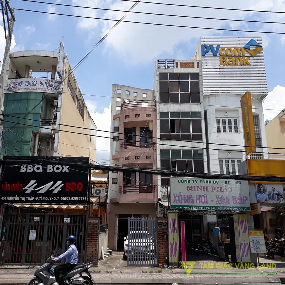 Cho thuê nhà mặt tiền đường Nguyễn Thị Thập, Phường Tân Phong, Quận 7, DT 4x18m, 1 trệt 2 lầu, Giá 60 triệu/tháng