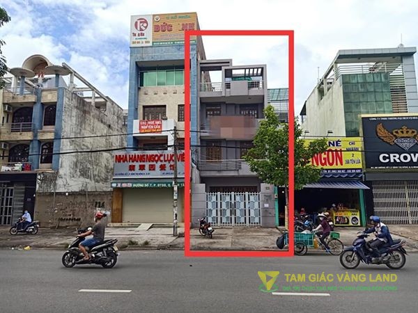 Cho thuê nhà mặt tiền đường Số 7, Phường Bình Trị Đông B, Quận Bình Tân, DT 6x23m, 1 trệt 2 lầu, Giá 35 triệu/tháng
