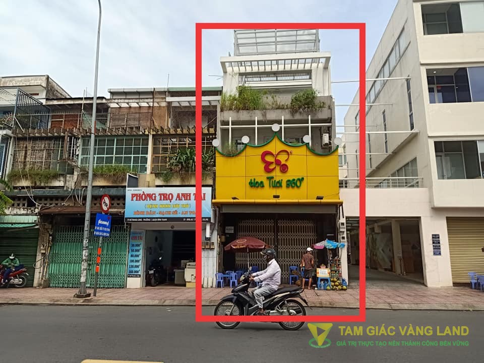Cho thuê nhà mặt tiền đường Nơ Trang Long, Phường 7, Quận Bình Thạnh, DT 5.5x18m, 1 trệt 2 lầu, Giá 100 triệu/tháng