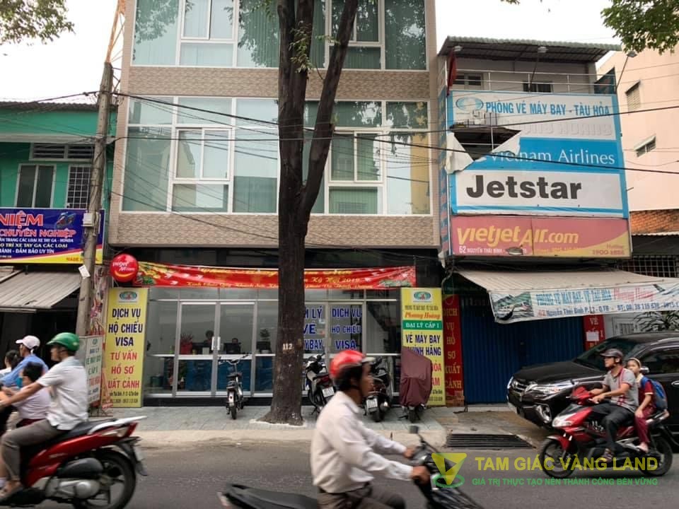 Cho thuê nhà mặt tiền đường Nguyễn Thái Bình, Phường 12, Quận Tân Bình, DT 4x4m, 1 Trệt, 2 Lầu, Giá 25 triệu/tháng
