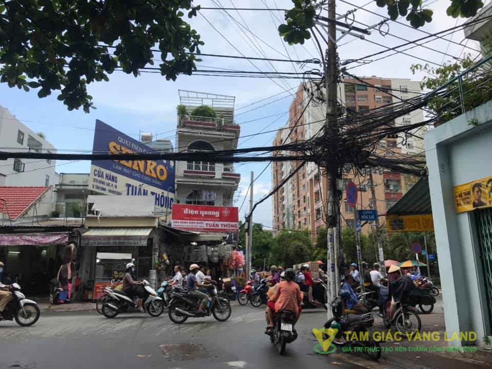 Cho thuê mặt bằng lối đi riêng góc 2 mặt tiền Hồng Lạc, Phường 10, Quận Tân Bình