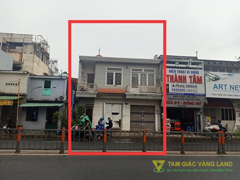 Cho thuê nhà mặt tiền đường Phan Văn Trị, Phường 10, Quận Gò Vấp, DT 8x6m, 1 trệt 1 lầu, Giá 30 triệu/tháng