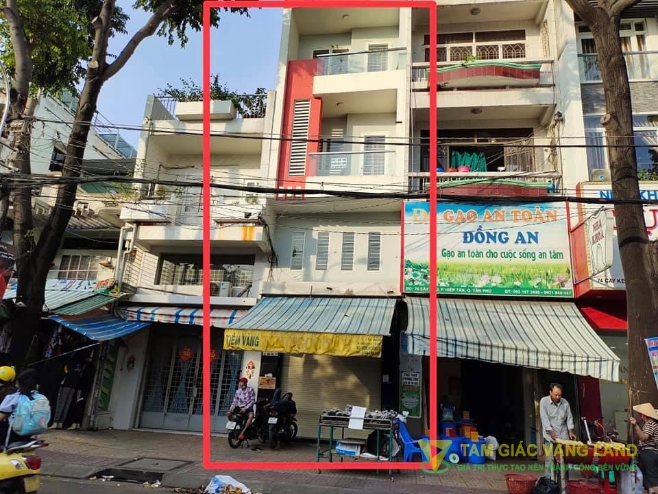 Cho thuê nhà mặt tiền đường Cây Keo, Phường Hiệp Tân, Quận Tân Phú, DT 4x14m, 1 trệt 2 lầu, Giá 30 triệu/tháng