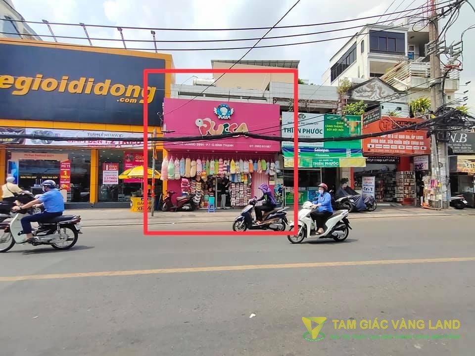 Cho thuê nhà mặt tiền đường Lê Quang Định, Phường 7, Quận Bình Thạnh, DT 6x12m, 1 trệt 1 lầu, Giá 35 triệu/tháng