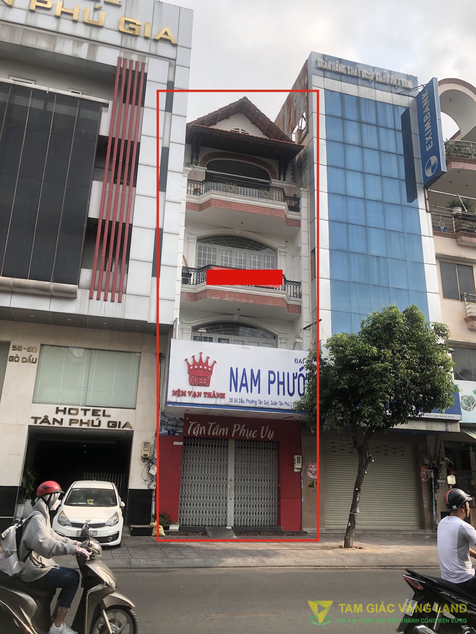 Cho thuê nhà mặt tiền đường Gò Dầu, Phường Tân Sơn Nhì, Quận Tân Phú, DT 5x17m, 1 trệt 3 lầu, Giá 45 triệu/tháng