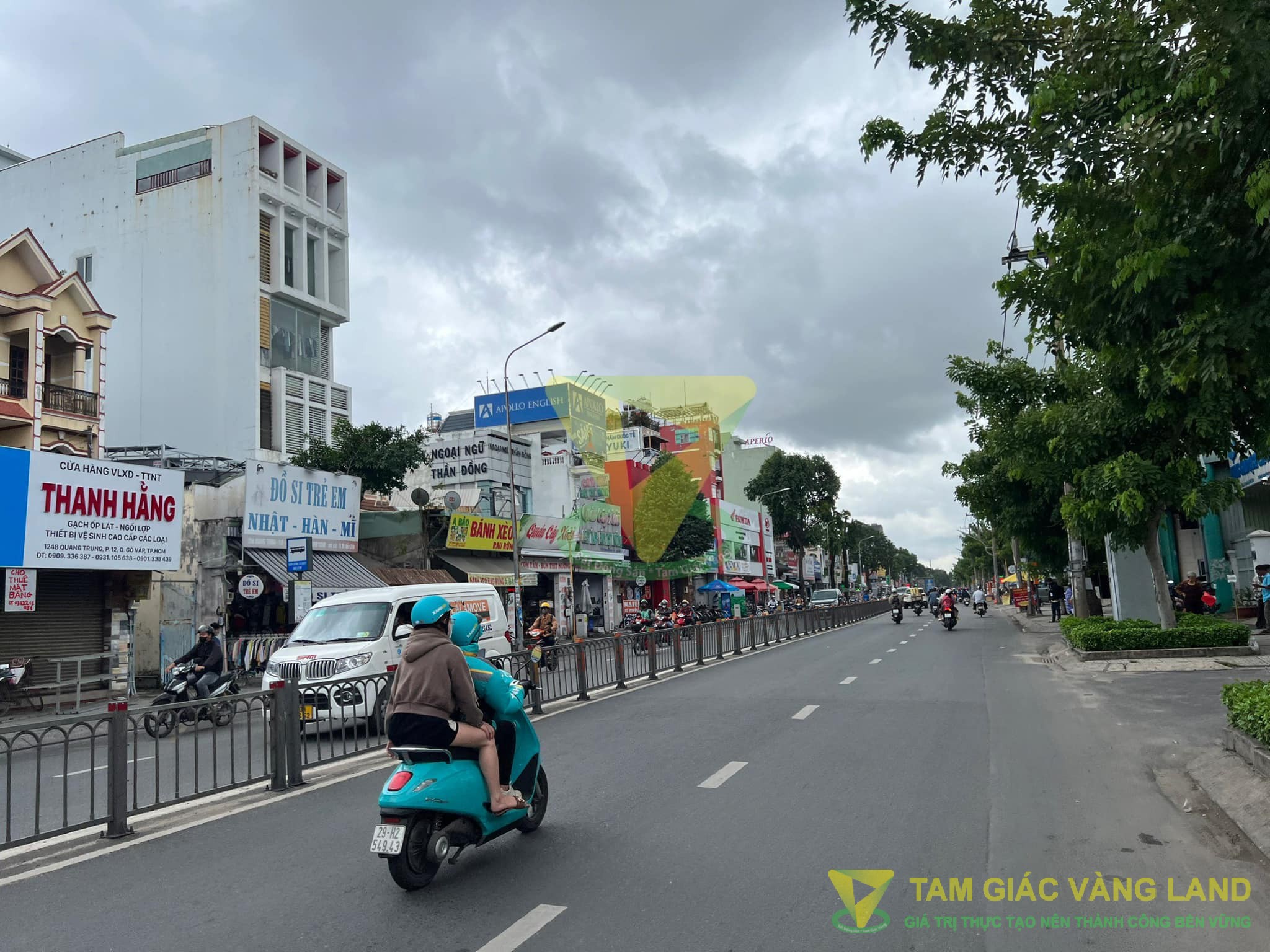 Cho thuê mặt bằng 1248 đường Quang Trung, Phường 12, Quận Gò Vấp, DT 8x12m, 1 trệt, Giá 30 triệu/tháng